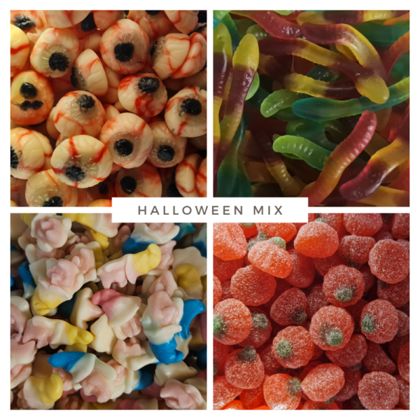 Halloween Themed Pick & Mix Sweets Foil Pouch 500g